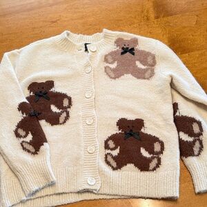 Teddy Bear Cardigan Sweater Nordstrom SZ S/Petite